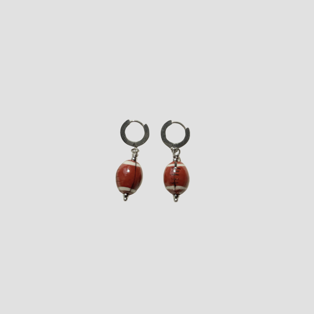 FOOTBALL EARRINGS
