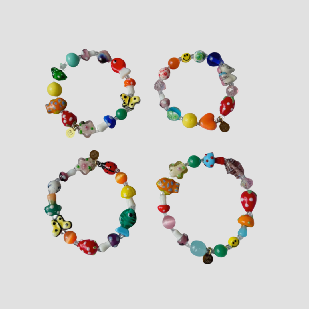 GLASS RAINBOW BRACELET