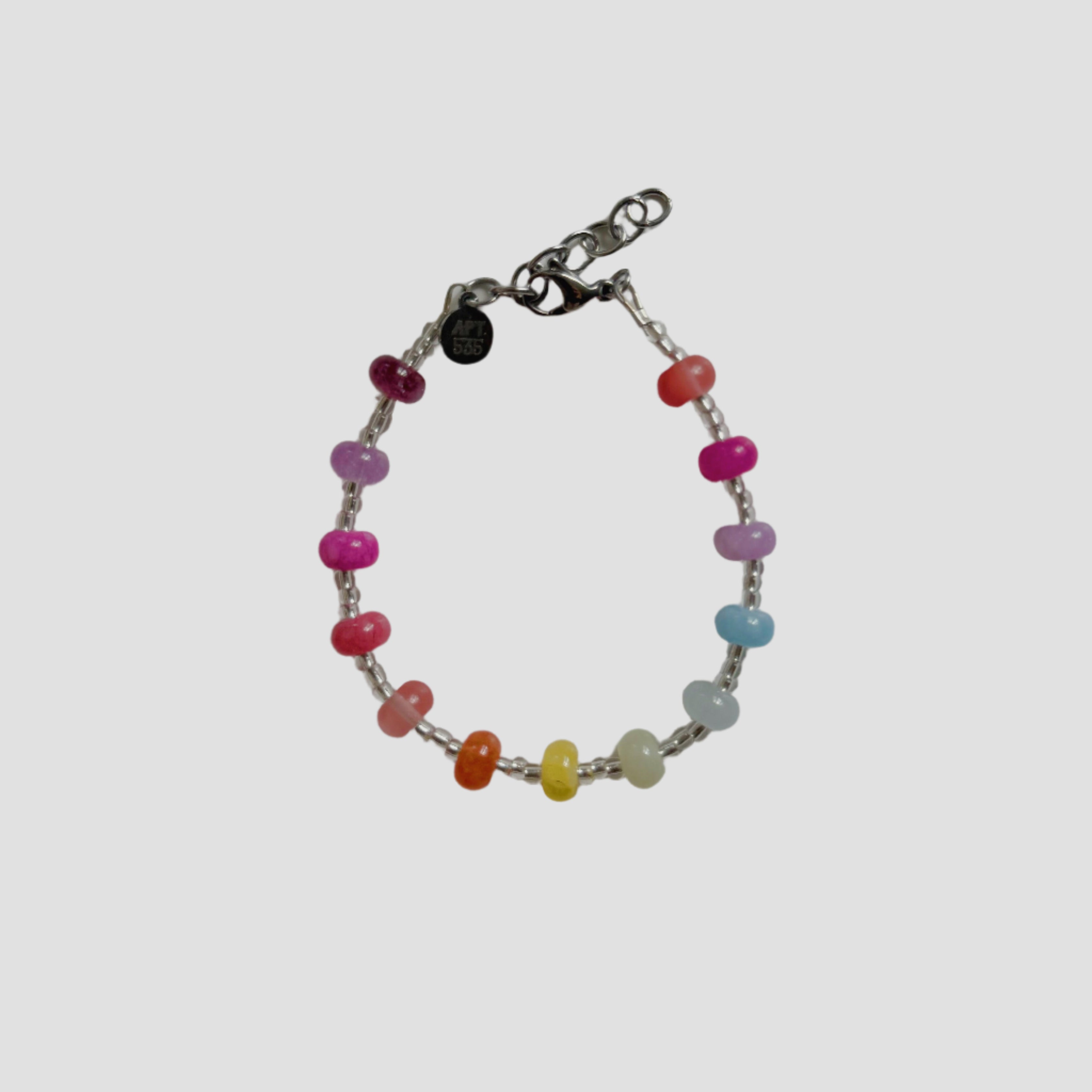 PEACE & LOVE CLASP BRACELET