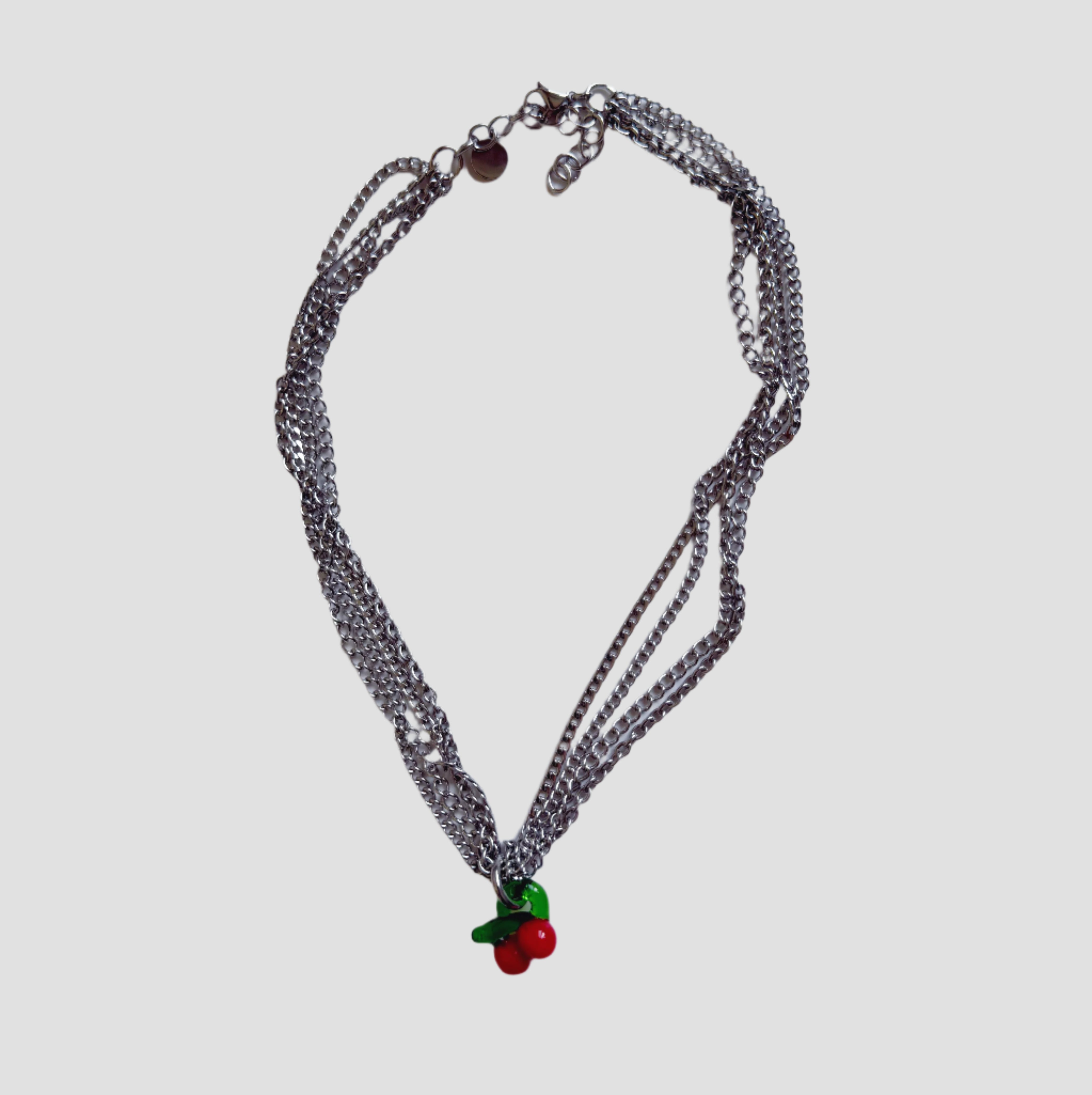 CHERRY MULTI CHAIN NECKLACE