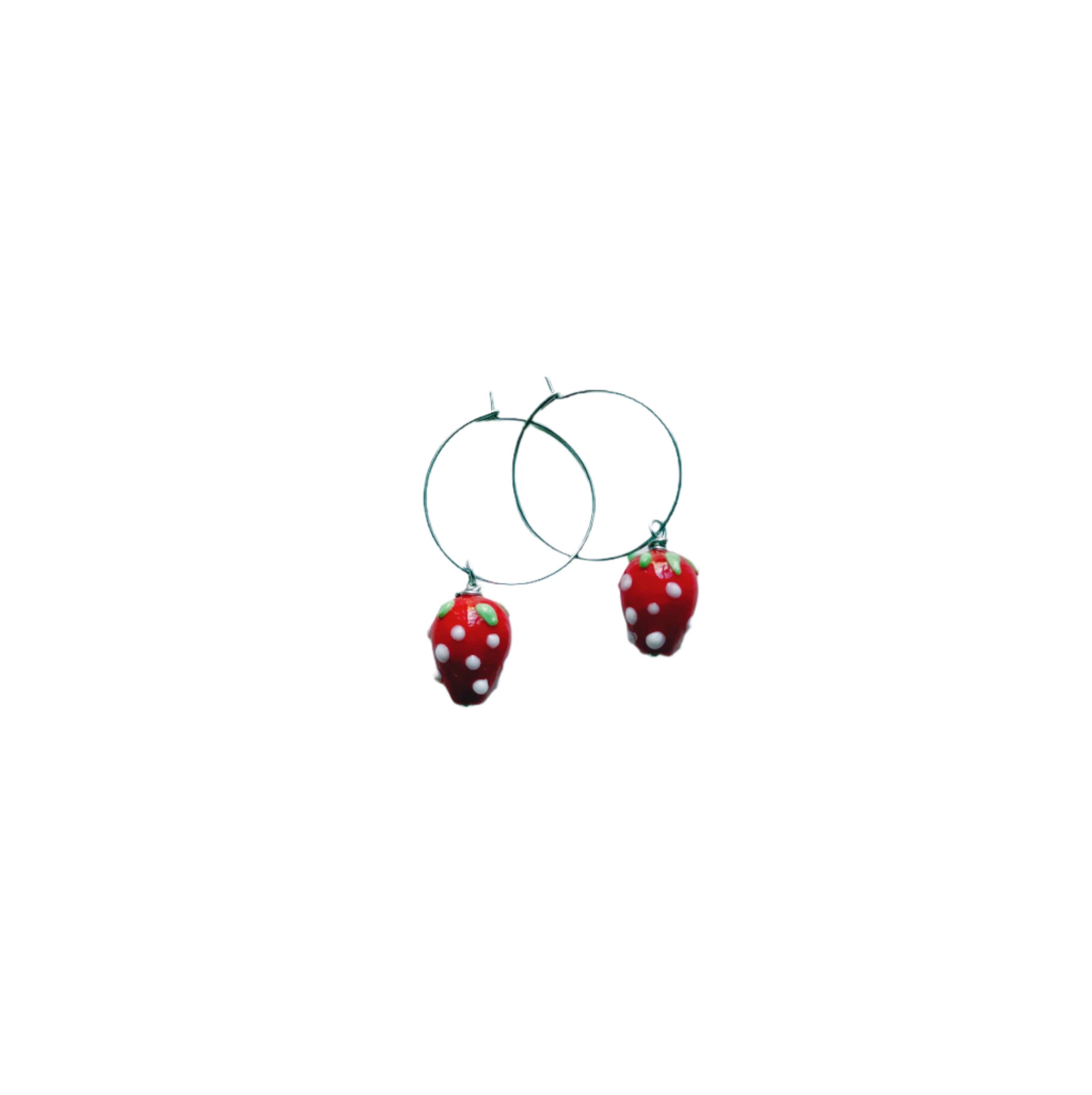 STRAWBERRY EARRINGS