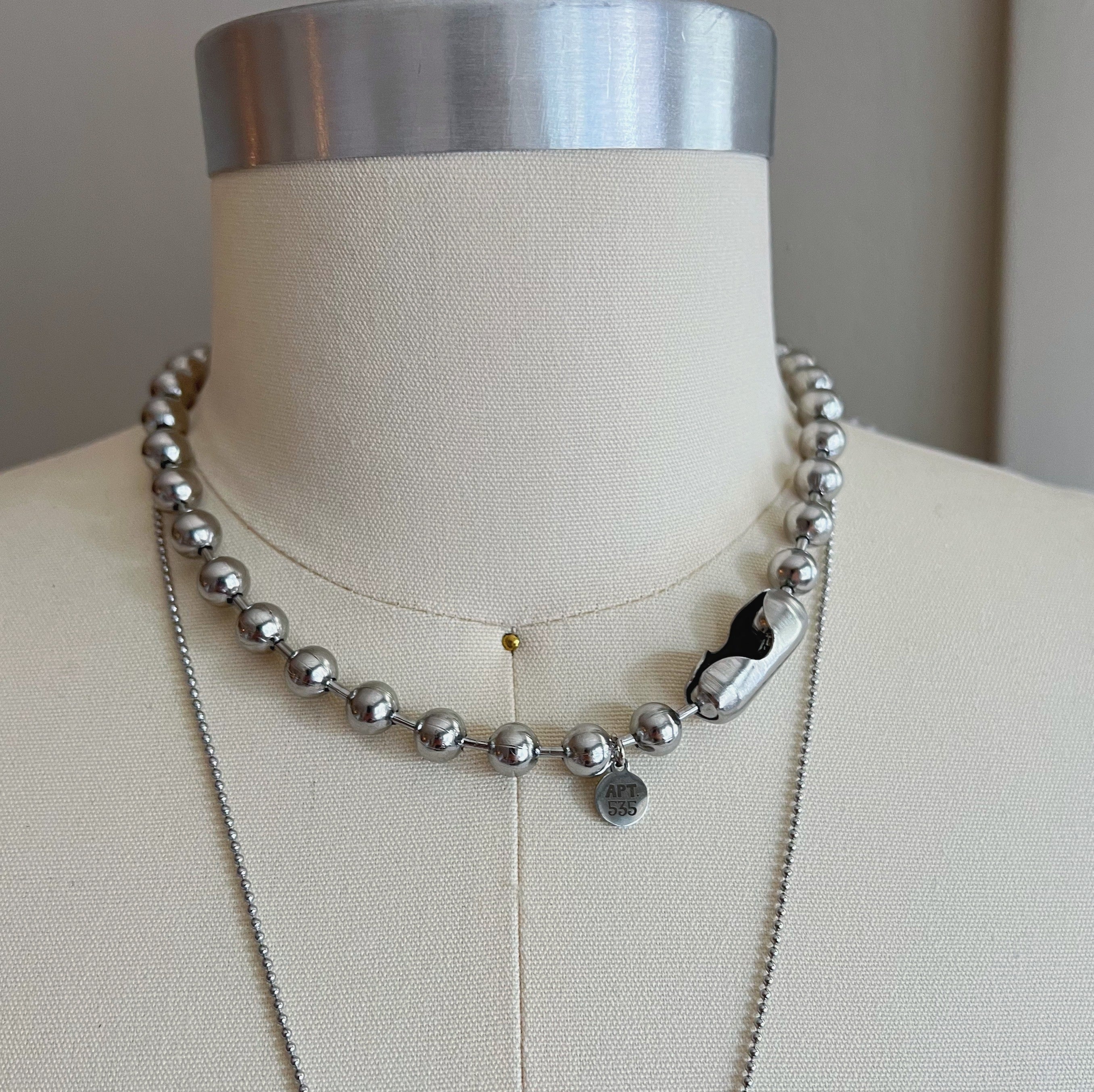 8MM BALL CHAIN NECKLACE