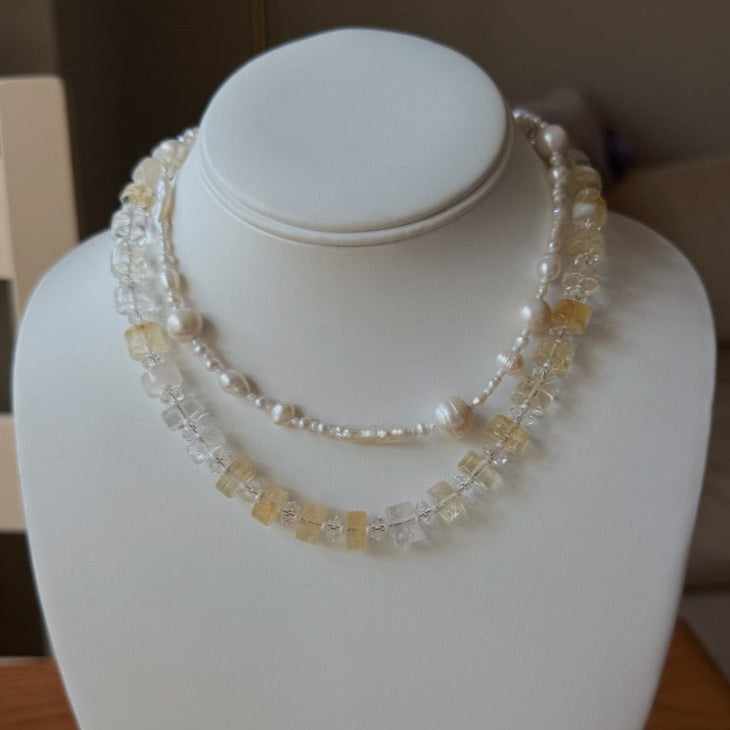 ORANGE WINE NECKLACE