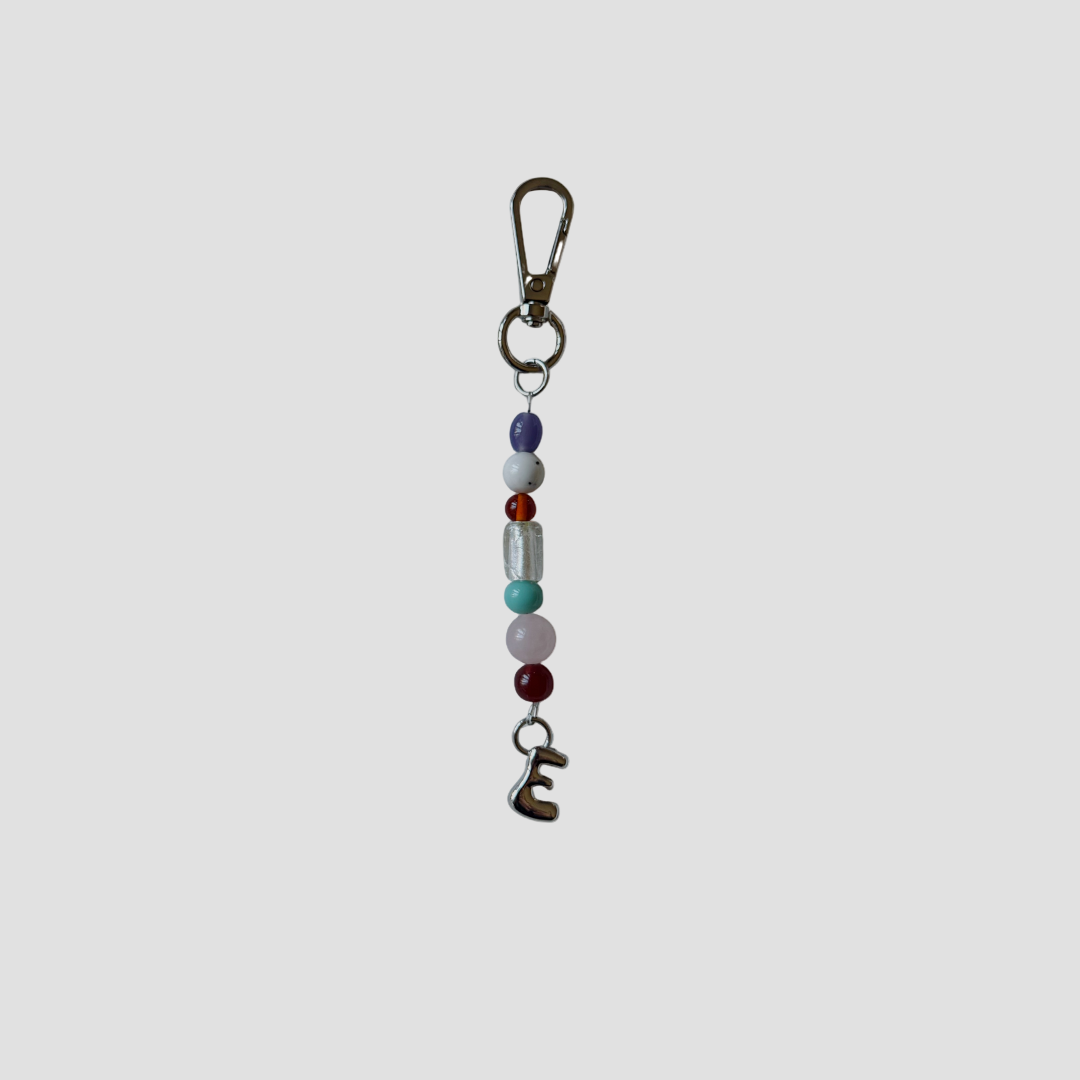PUNK INITIAL BAG CHARM