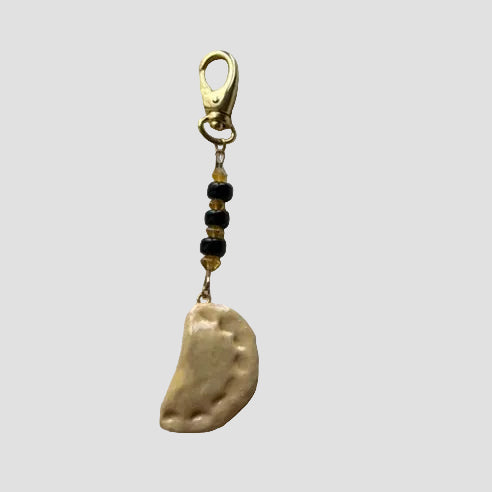 BLACK X YELLOW PIEROGI CHARM
