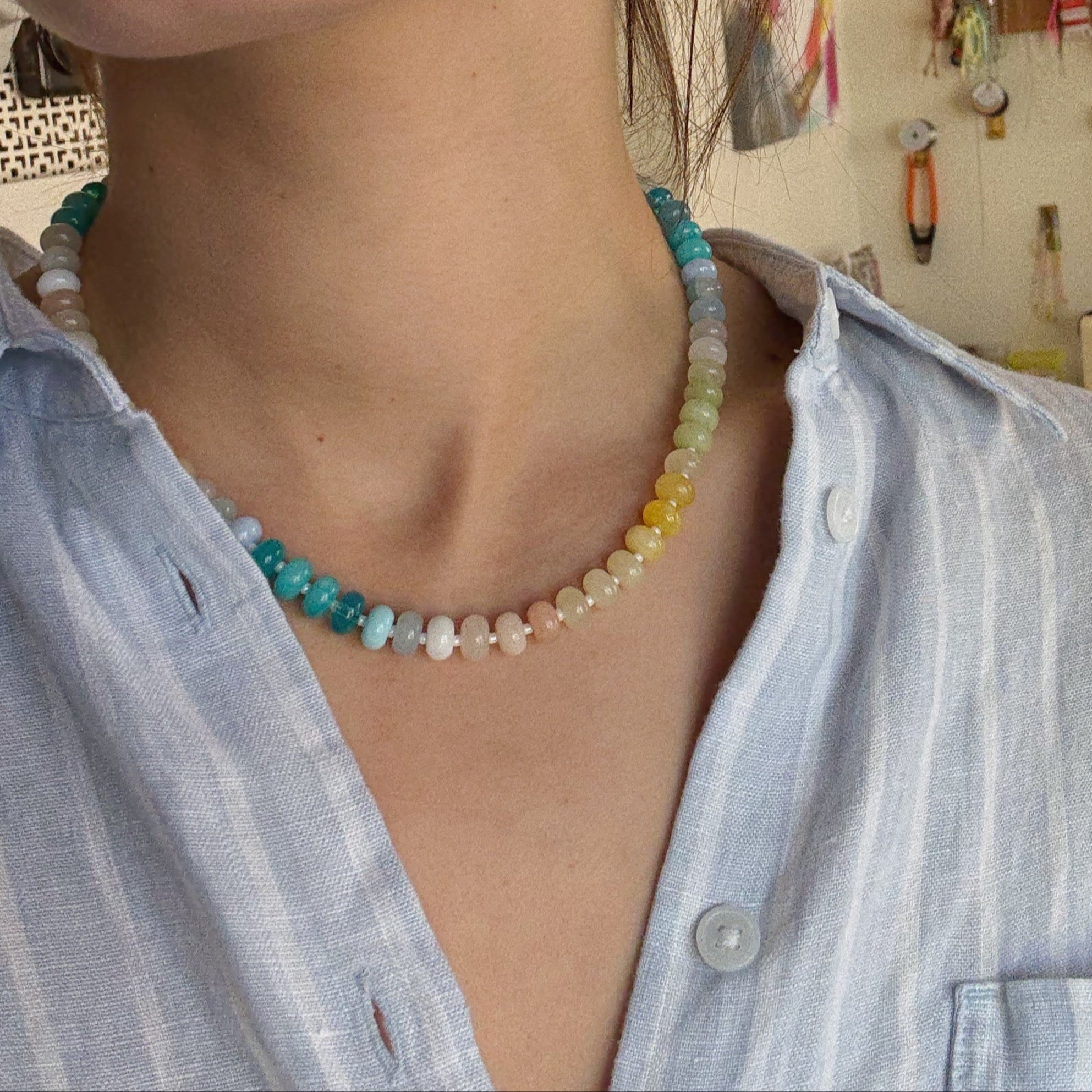 RONDIE BEAD GAIA NECKLACE