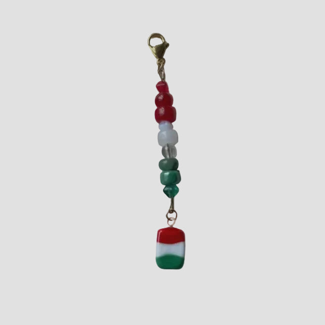 ITALIANO FLAG CLASP CHARM