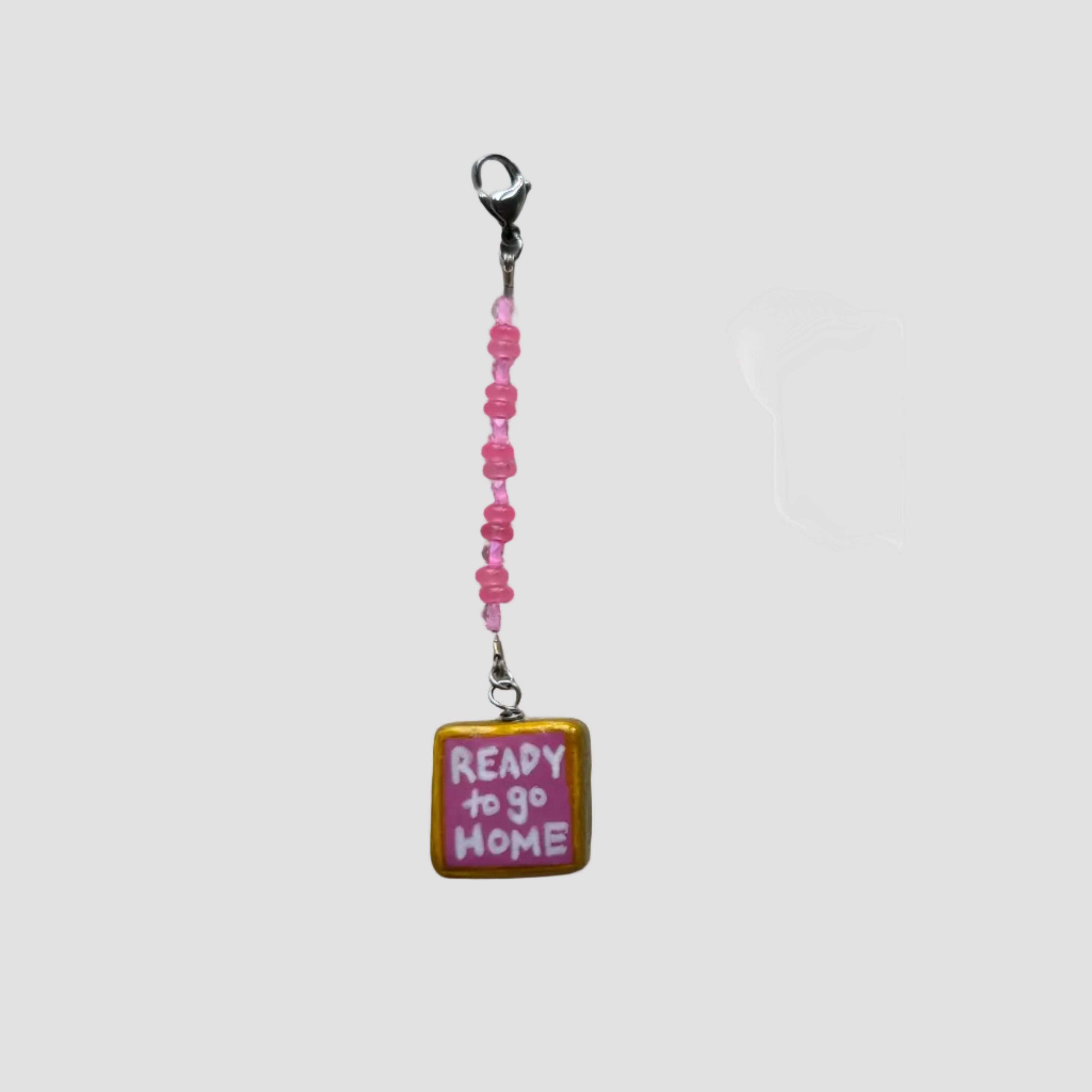 READY TO GO HOME CLASP CHARM