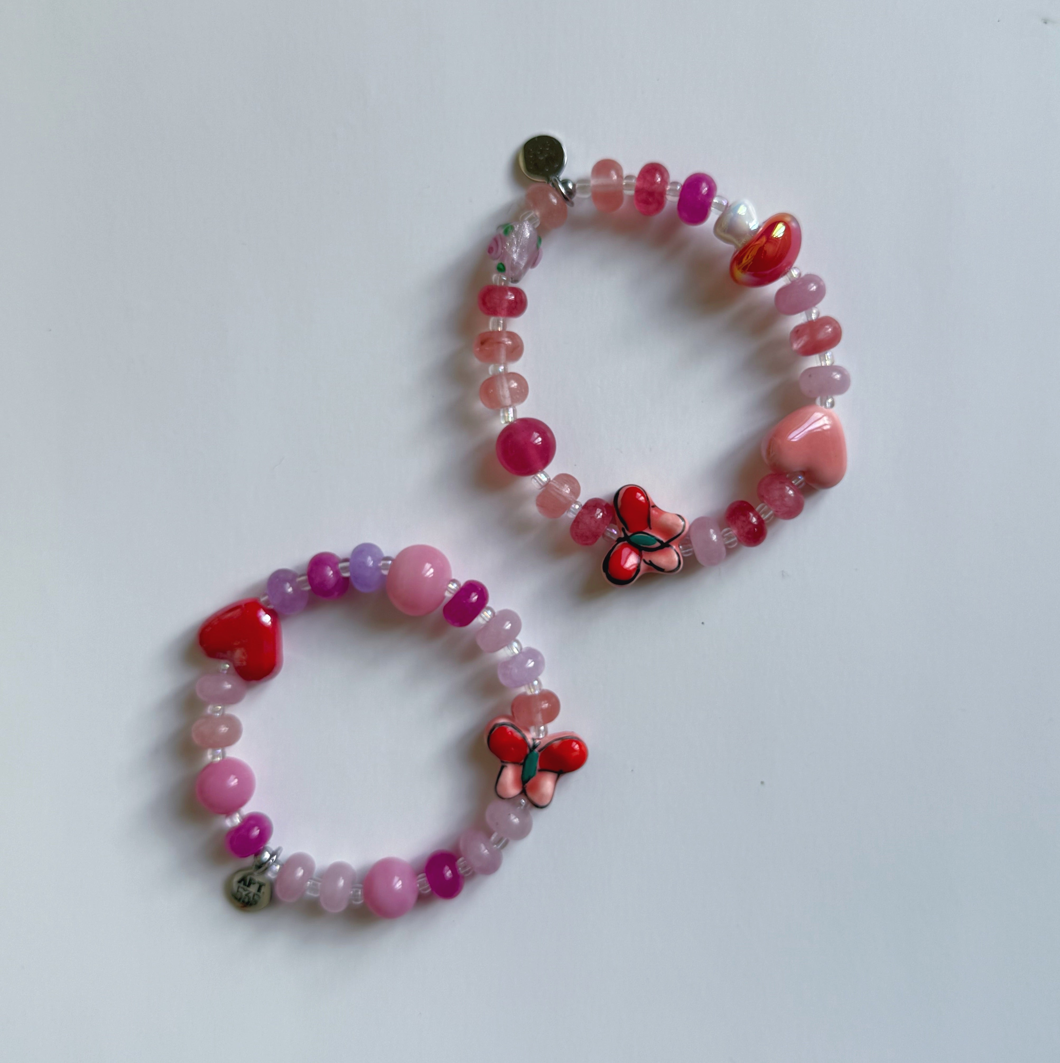 Pink Butterfly Bracelet