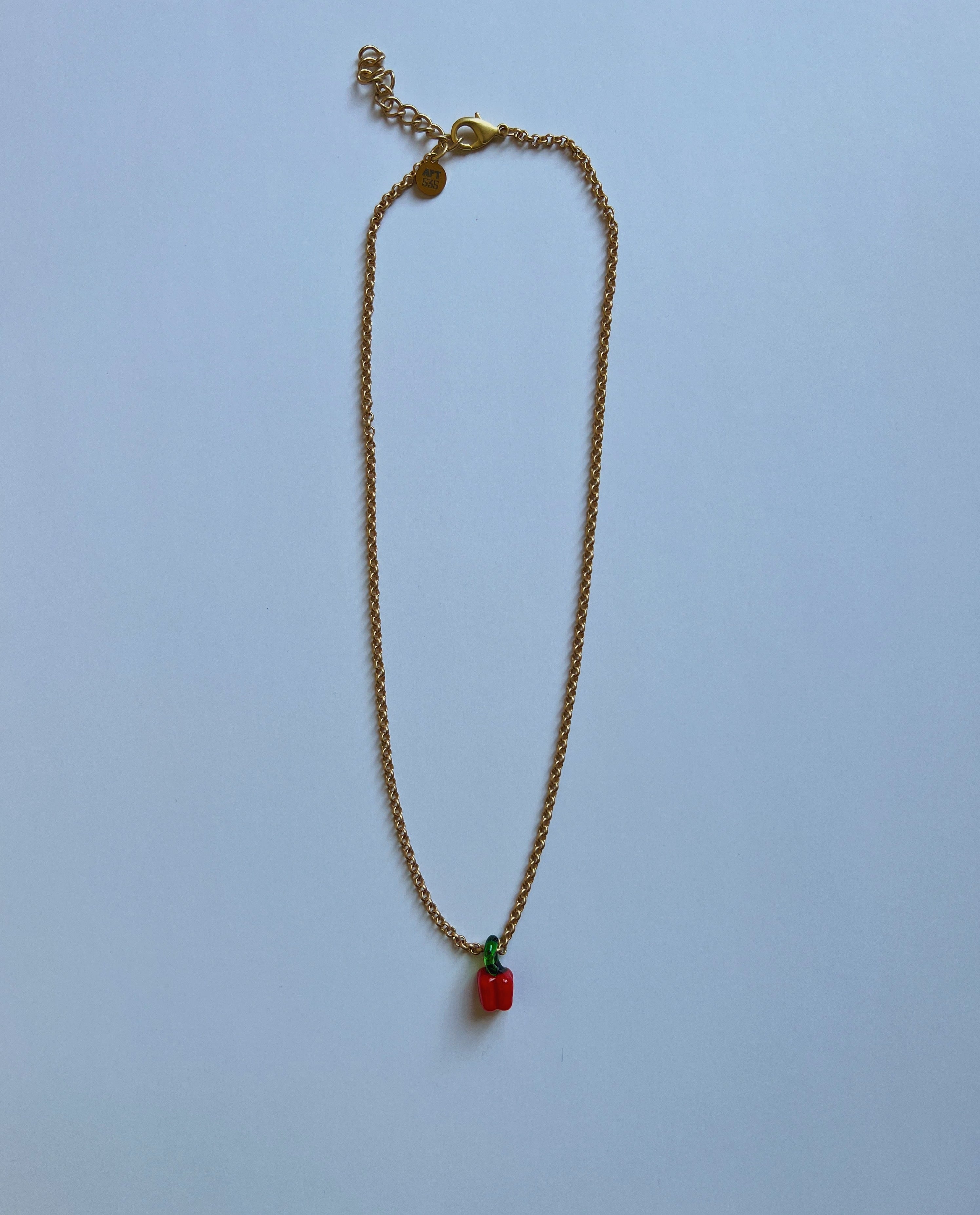 Bell Pepper Chain Necklace