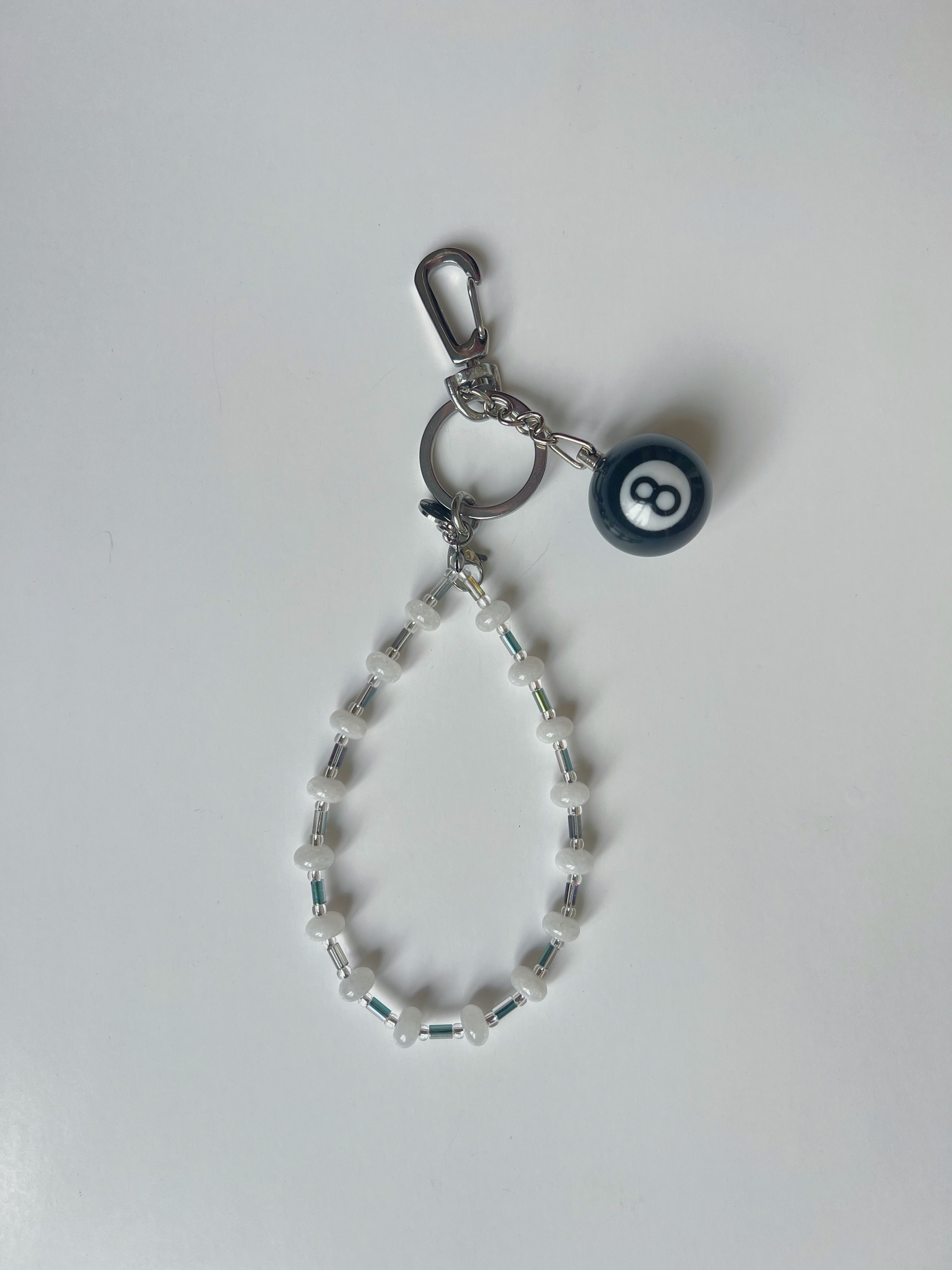 Magic Eight Bag Charm Keychain